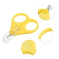 thumbnail image 3 of Unique Bargains 1 Pc Portable Short Handle Nail Scissors Toenail Clippers for Child 3.15"x2.24"x0.39" Yellow, 3 of 6