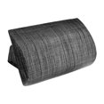 thumbnail image 1 of Almohada de cabeza de salón de chaise con correa, almohada decorativa de cojín de cojín de cuello para sillas de patio sillas de playa al aire libre Negro Gris, 1 of 8