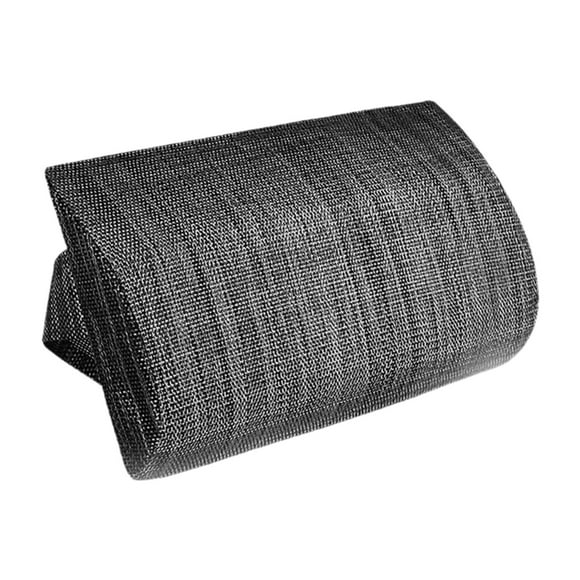 Cojín para la cabeza y el cuello para tumbona, para piscina al aire libre, reclinable, reposacabezas Negro Gris