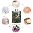 thumbnail image 6 of Yayeee 4 Pack Qtip Holder Bathroom Cotton Swab Canister with Lid Clear Dispenser Set, Retro Pine Tree, 6 of 6