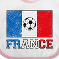 thumbnail image 4 of Inktastic French Soccer Boys or Girls Baby Bib, 4 of 4
