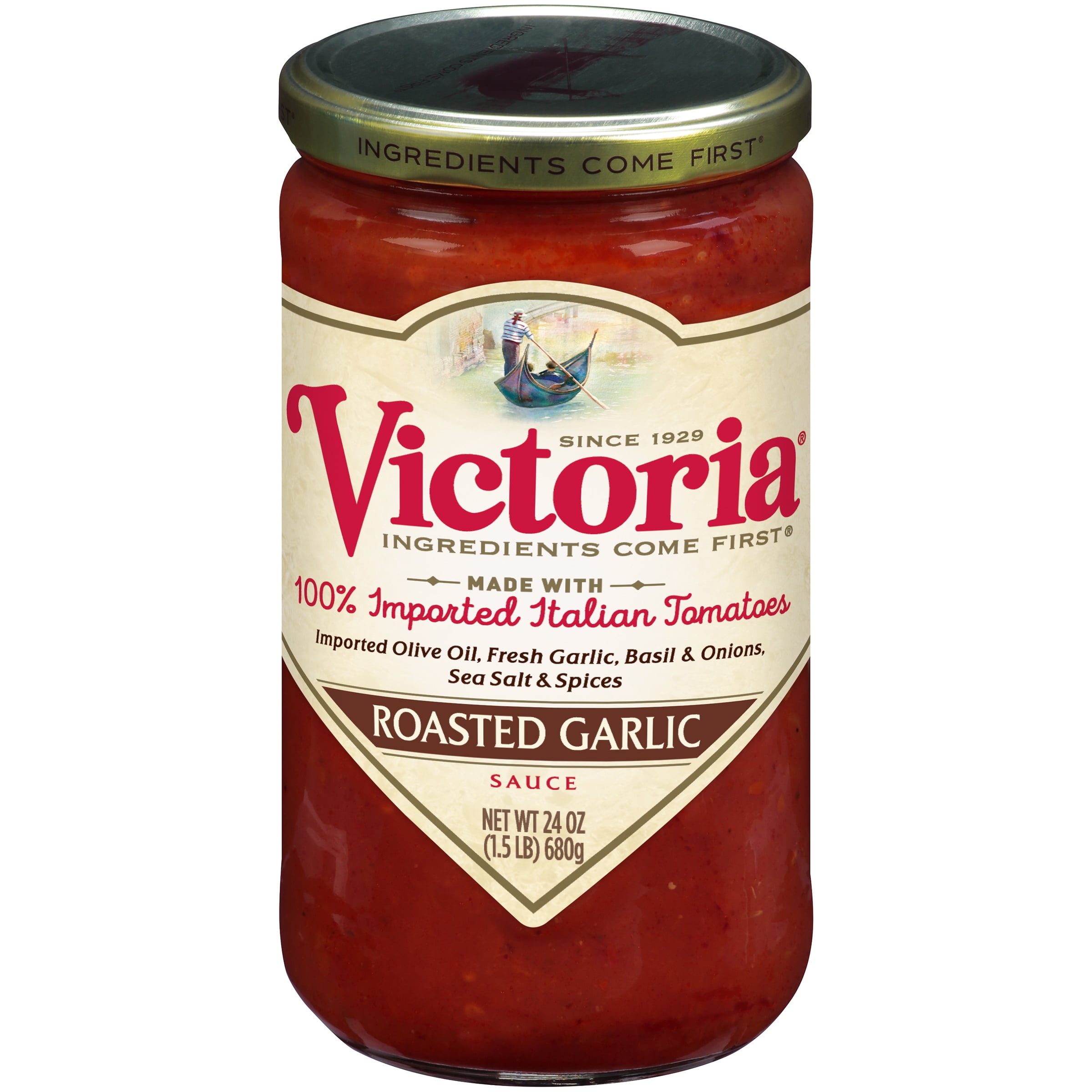 Victoria® Roasted Garlic Sauce 24 oz. Jar