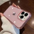 thumbnail image 1 of Funda de teléfono transparente con purpurina ostentosa de lujo a prueba de golpes para iPhone 16, 15, 14, 13, 12, 11 Pro Max, X, XR, XS, 7, 8 Plus, 1 of 5