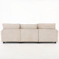thumbnail image 5 of Modern Velvet Large U-Shaped Sofa 220cm for Living Room, 5 of 18