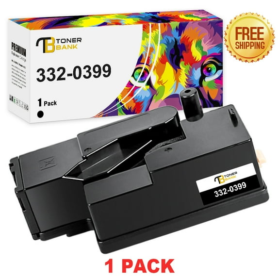 Toner Bank 1-Pack Compatible Toner Replacement for Dell 332-0399 C1660W Printer Components Toner Ink Black