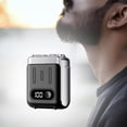 thumbnail image 1 of BELOVING Rasoir Électrique pour Hommes Sans Fil Rechargeable Mini Rasoir Électrique pour Voyage Voiture Noir, 1 of 10