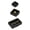 B, variant on Professional Grade Gemstones Display Box with Double Access Foam Layers and Clear Viewing Window for Appraisers