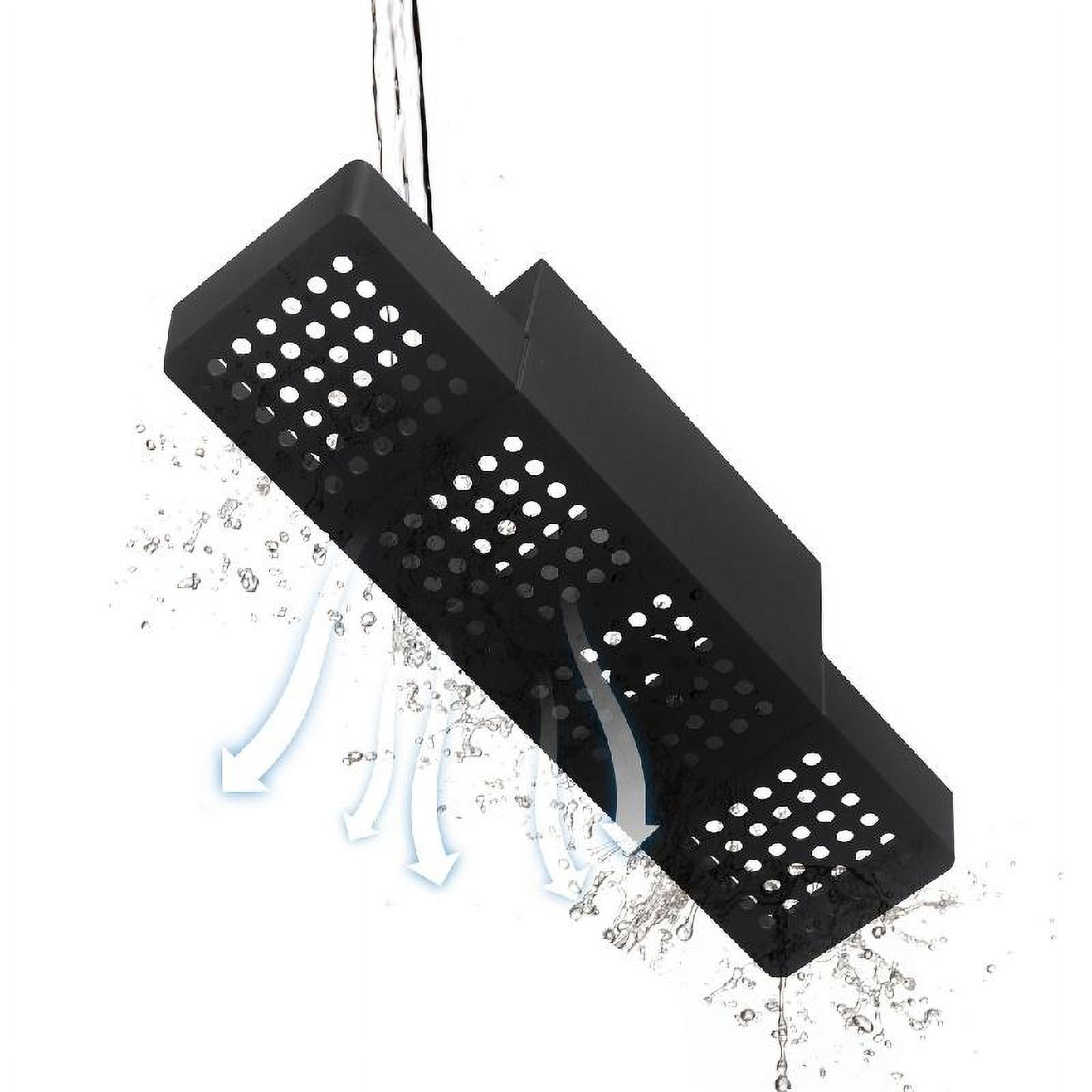 Kitchen Soap Dispenser with Sponge Holder and Storage Tray Cleaning Tool Rack