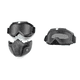 thumbnail image 2 of Mascara Y Goggles Motociclismo Tornasol Negro Malubero Malu2043, 2 of 3