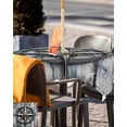 thumbnail image 5 of nqOlkjepod Vintage Coastal Outdoor Tablecloth with Umbrella Hole & Zipper, Compass Nautical Summer Beach Square Table Cover 60x60 Inch, Dining Waterproof Table Cloth Protector for Patio/Party/Picnic, 5 of 7