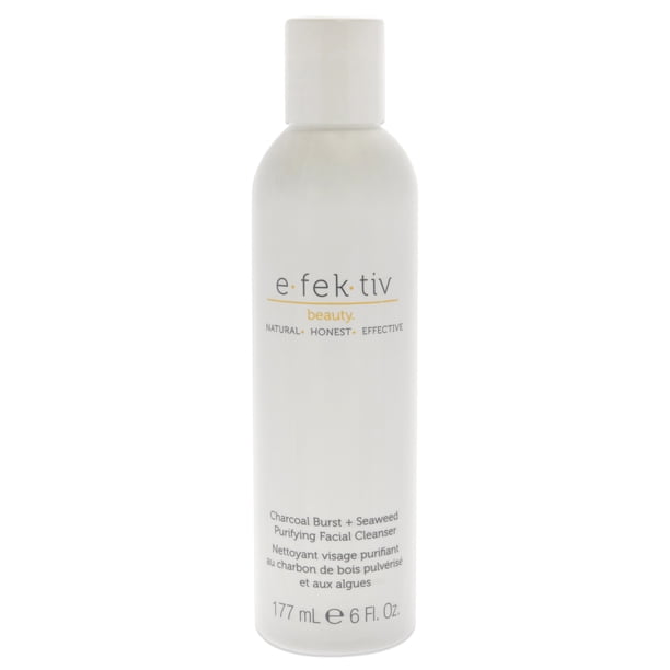 Limpiador facial purificante de algas e.fek.tiv Charcoal Burst Plus 6 oz Unisex