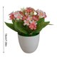 thumbnail image 2 of Decoración floral plástica del escritorio de la casa de la flor de la simulación del paño de las flores artificiales en maceta, rosa Methold HA7819-02B, 2 of 6