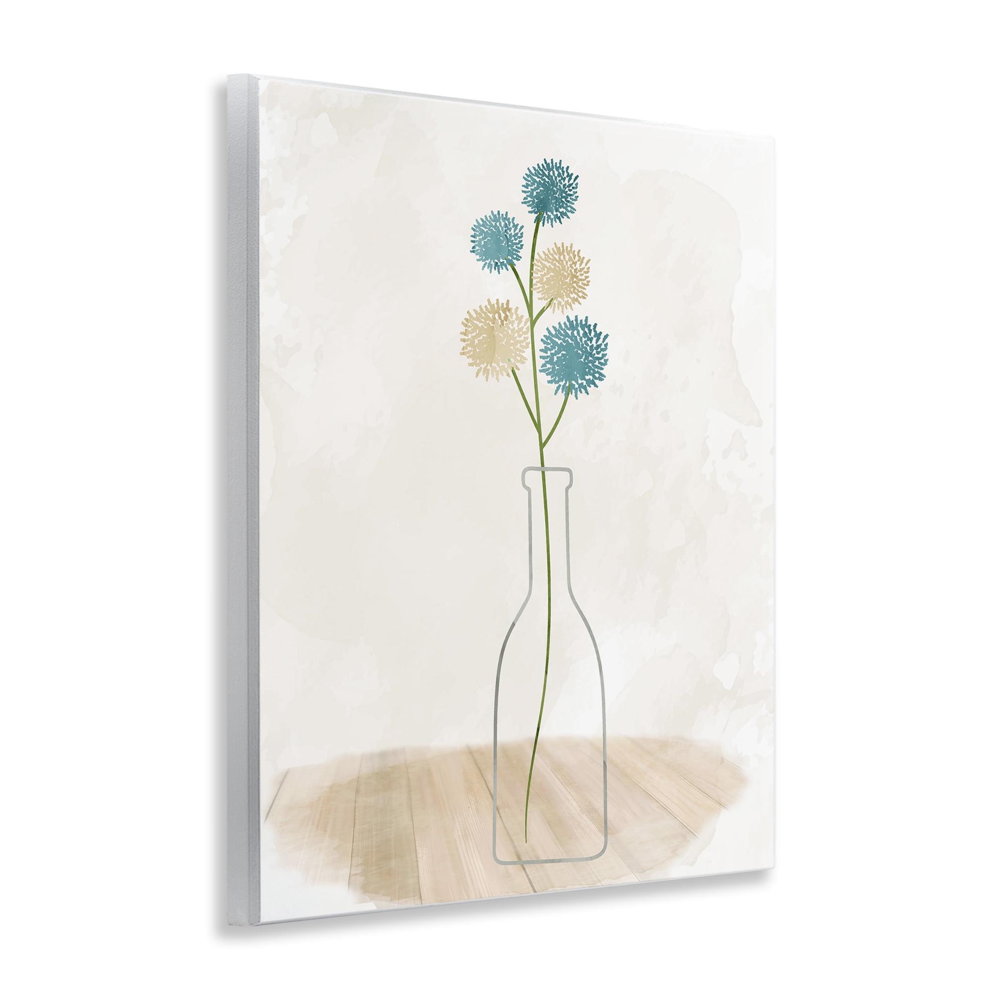 Stupell Industries Simple Bud Vase Botanical & Floral Painting Unframed Art Print Wall Art, 11 x 14
