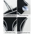 thumbnail image 6 of Wuxian Girls Swimsuit Two Pieces Bikini Set Ruffles One Shoulder Adjustable Strap Tops And High Waist Floral Print Bottoms Bathing Suits Youth Teens Summer Beach Swimwear ,Black,15-16 Years, 6 of 7