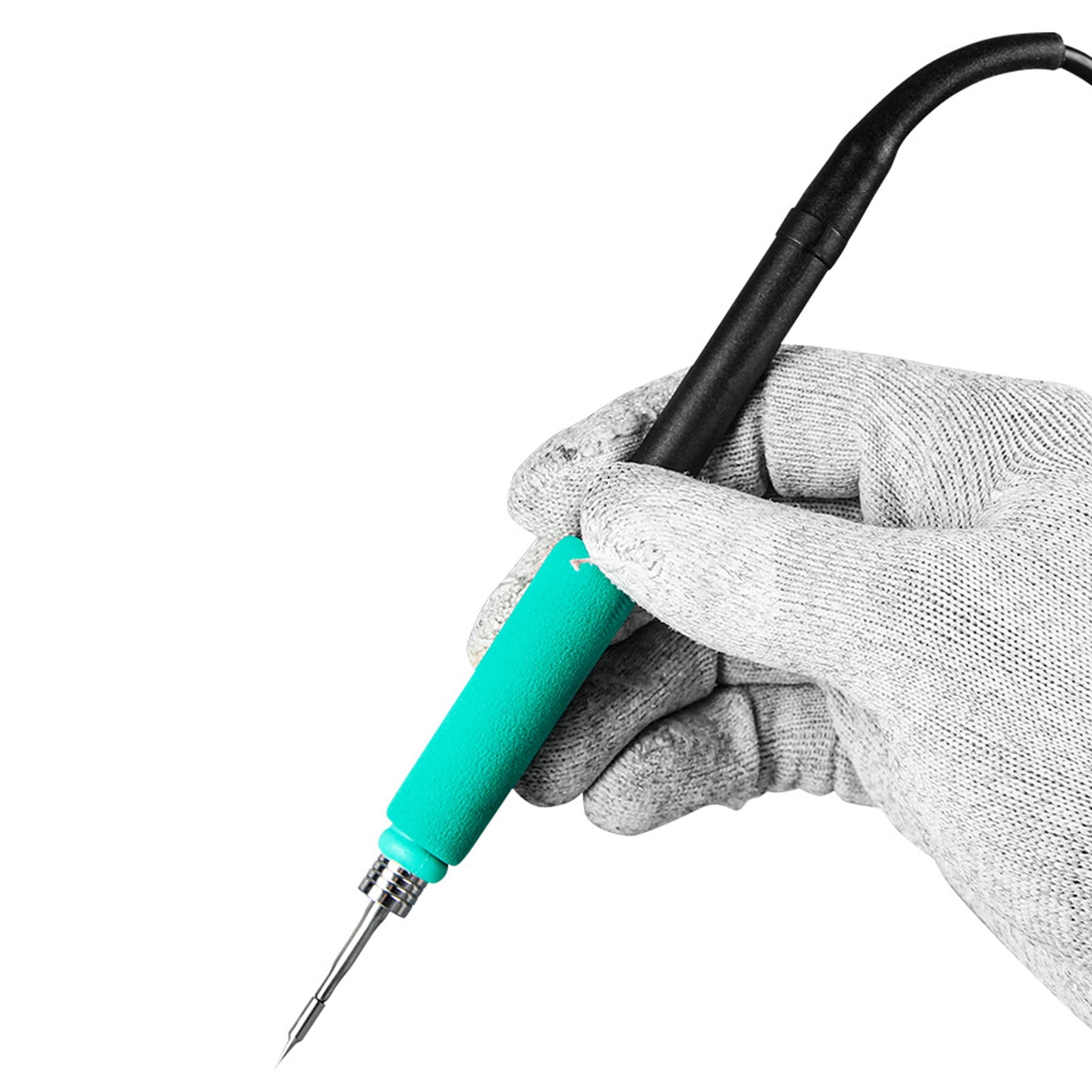 M Buder Soldering Iron Handle 75W 6 Cores Interface Ergonomic Soldering Station Handle with Adjustment Button 24V