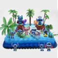 thumbnail image 3 of Cartoon Cake Set 10pcs S-titch Theme Figure Set Mini Cute Party Cake Set Mini Figures Set, 3 of 5