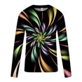 thumbnail image 4 of Lilgiuy Men Casual Round Neck Short Sleeve Pullover Line 3D Printed T-Shirt Blouse for Vacation Festival Holiday, 4 of 5