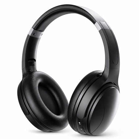 TOPVISION Active Noise Cancelling Headphones, Wireless Bluetooth 5.4 Headphones with Long Battery Life, Deep Bass, Built-in Mic, Over-Ear Headphones for Travel, Work, Compatible with iOS, Android, PC