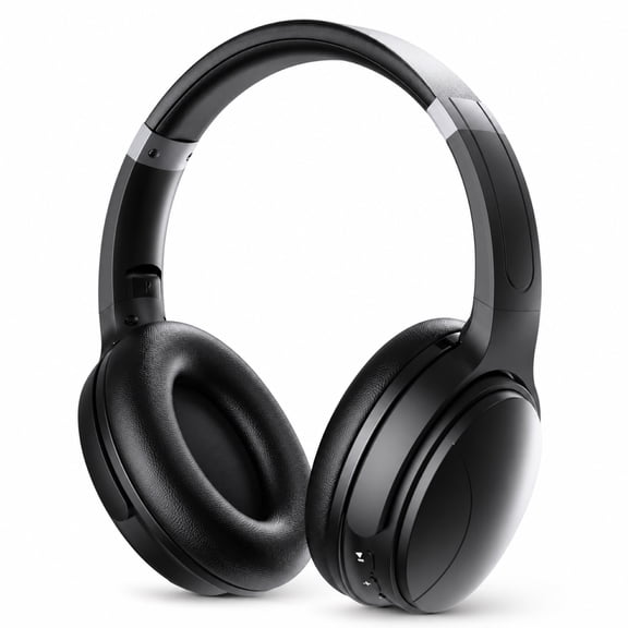 TOPVISION Active Noise Cancelling Headphones, Wireless Bluetooth 5.4 Headphones with Long Battery Life, Deep Bass, Built-in Mic, Over-Ear Headphones for Travel, Work, Compatible with iOS, Android, PC