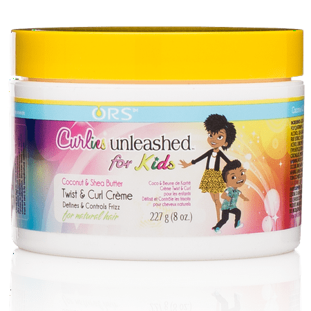 Curlies Unleashed Coconut and Shea Butter Twist and Curl Creme For Natural Hair, 8