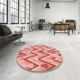 thumbnail image 3 of Ahgly Company Indoor Rectangle Patterned Pastel Pink Area Rugs, 7' x 10', 3 of 6