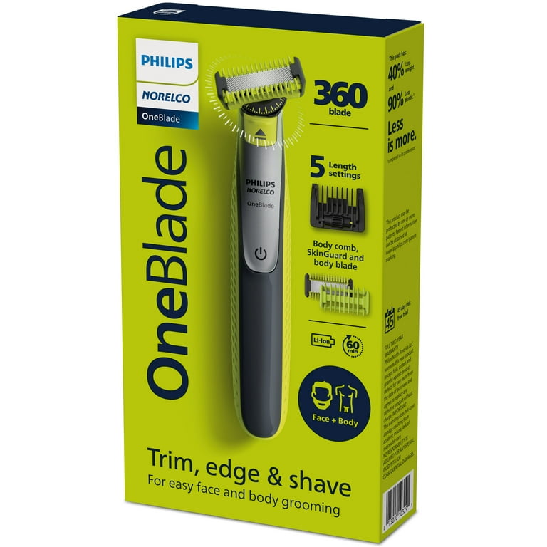 Philips QP2834 OneBlade 360 Face Body Shaver Trimer Five-in-one Adjustable  Comb