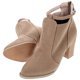 thumbnail image 1 of High Heel Boots 1 Pair Chic Booties For Ladies Autumn And Winter Casual Footwear In Apricot Color, 1 of 5