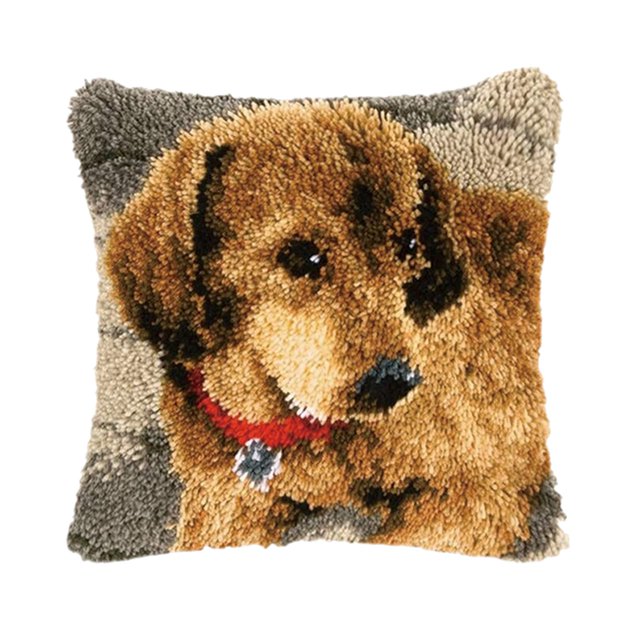 GUOOL DIY Pillow Case Animal Pattern Cute Embroidery for Festival Adults Beginners D