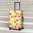 thumbnail image 2 of Lsque Lemon Orange Printed Luggage Cover, Travel Luggage Protector,Scratch and Dirt Resistant, Fits 18-32 Inch Luggage - Large, 2 of 9