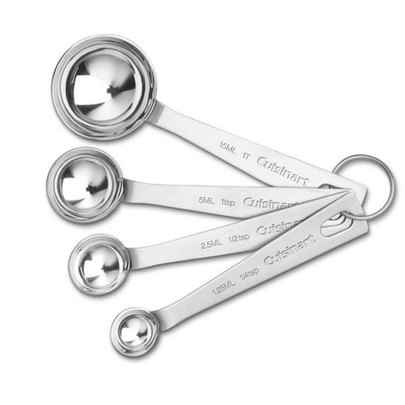 Cuisinart Non-Handled Stainless Steel Measuring Spoons