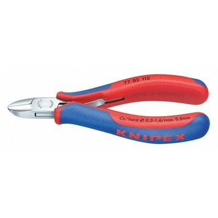 Knipex Diagonal Cutting Plier,4-1/2" L  77 02 115