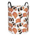 thumbnail image 2 of Kll Sushi Roll Waterproof Foldable Laundry Hamper Bucket With Handles For Storage Bin,Kids Room,Home Organizer (Small), 2 of 8