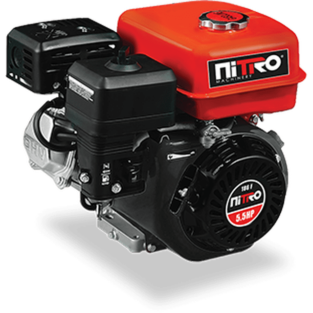 Motor Horizontal con Cuñero de 5.5HP, 2,500 RPM Nitro Machinery GE200 NITRO MACHINERY GE200 Horizontal a Gasolina