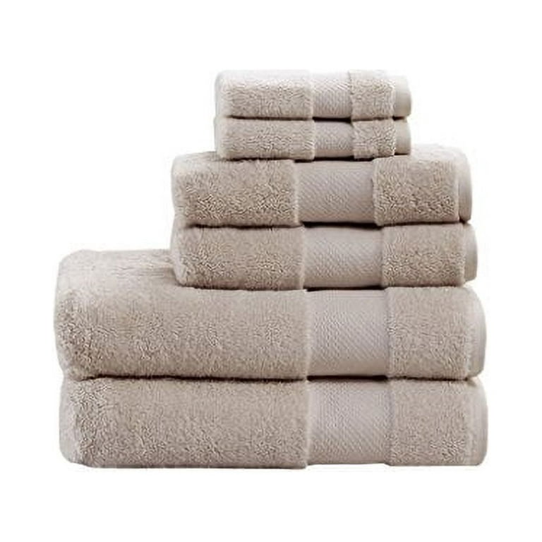 Madison Park Signature - Turkish Cotton 6 Piece Bath Towel Set - White