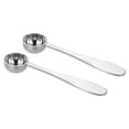 thumbnail image 1 of 2 Pack 5 Ml TeaSpoon Scoop, Stainless Steel Measuring Spoon for Loose Leaf Tea, Silver, 1 of 6