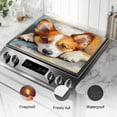 thumbnail image 4 of Silicone Stove Mat for Glass Top Stove, Adorable Lying - Down Corgi Electric Stove Cover Mat, 28 x 20 Inch Heat - Resistant Gas Gtove Burner Covers Glass Stove Top Protector, 4 of 4
