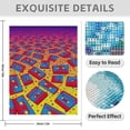 thumbnail image 3 of Diamond Art Kits for Adults - 5d Retro Cassette Tapes Colorful Pattern Diamond Painting for Adults, Diamond Art for Adults Beginners, Diamond Painting Kits for Adults for Home Wall Decor, 3 of 7