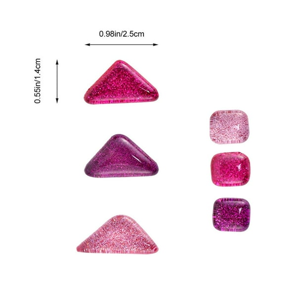 Raindrops  3 Packs Crystals for Crafts Kids Toys Mosaic Tiles Bulk Child