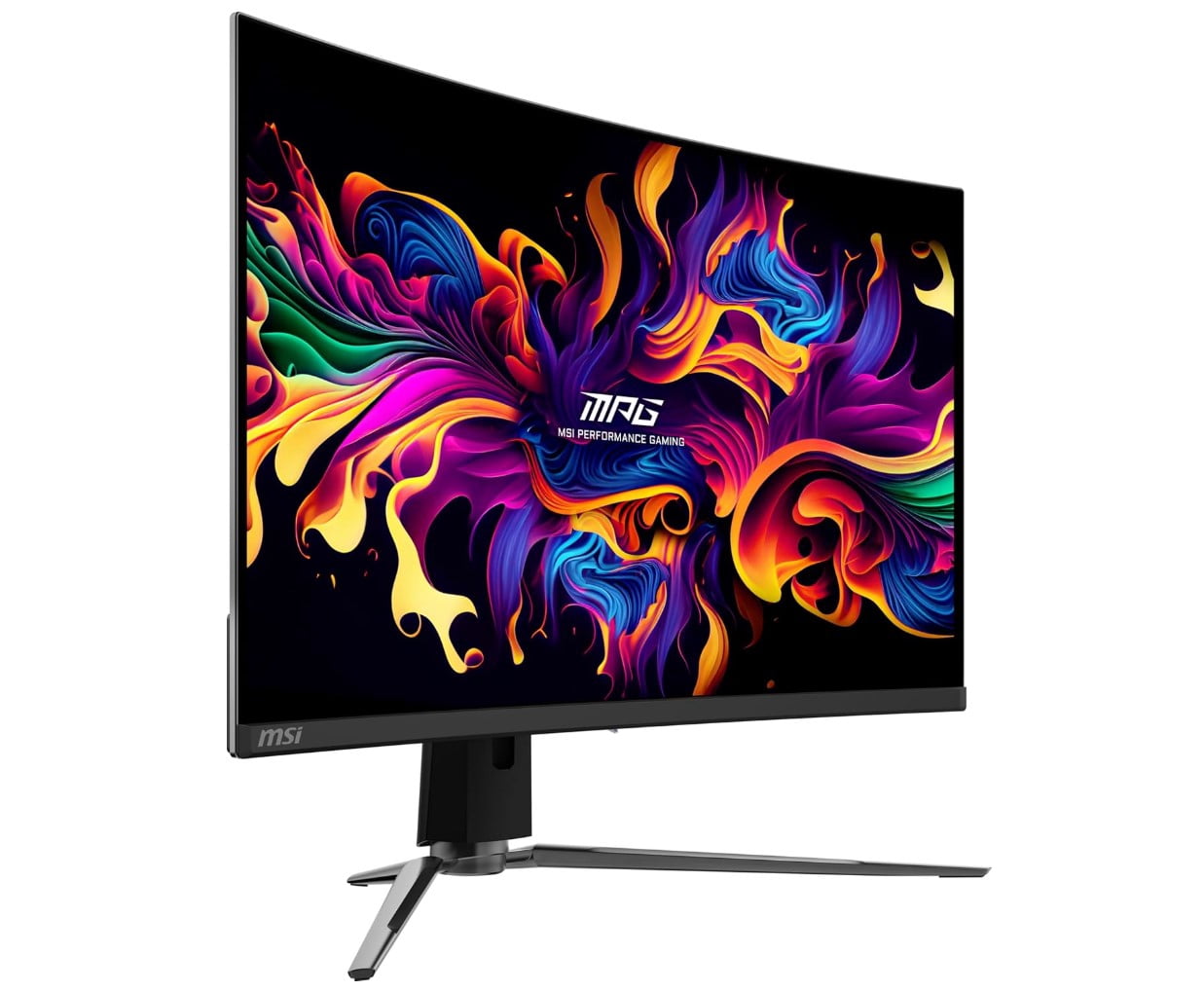 MSI MPG 321CURX QD-OLED 32" Class 4K UHD Curved Screen Gaming OLED Monitor - 16:9 - Metallic Black (mpg321curxqd-oled)