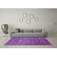 thumbnail image 3 of Ahgly Company Indoor Rectangle Oriental Purple Industrial Area Rugs, 8' x 12', 3 of 4
