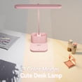 thumbnail image 4 of Lámpara de escritorio AXX Pink para oficina doméstica, LED regulable, 10 W, 4 of 6