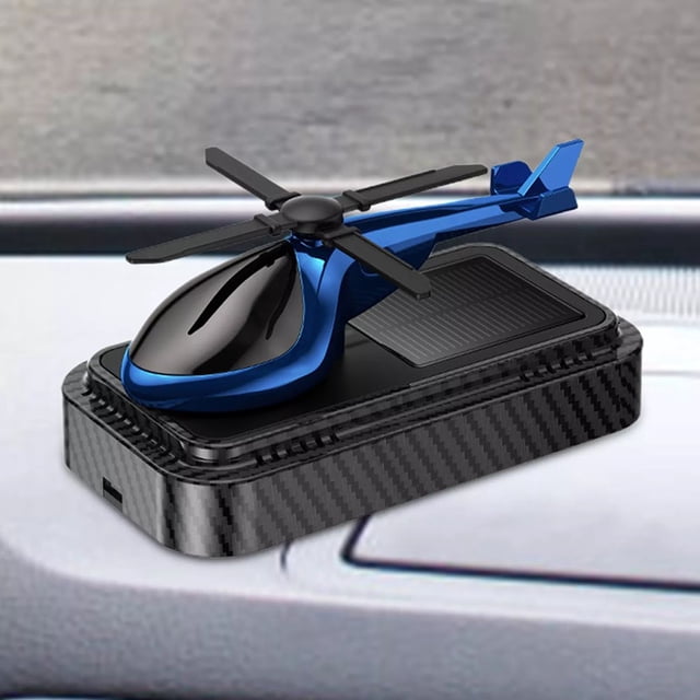 Car Fragrance Diffuser Solar Aircraft Auto Interior Air Freshener Car Perfume Bule Mingyqi