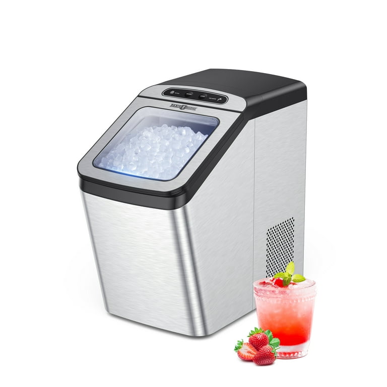  Nugget Ice Maker Countertop, Paris Rhône Sonic Ice Maker, Make  30lb Nugget Ice per Day, Electric Pebble Ice Maker with 4.8lb Ice Bin and  Scoop for Home/Office/Bar/RV/Party : Appliances