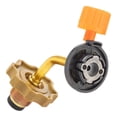 thumbnail image 1 of Adaptador para recargar el tanque de gasolina,Adaptador de recarga de tanque de gas portátil de aleación de aluminio,Conector de recarga del tanque de bombona de gas butano,Válvula de, 1 of 8