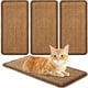 thumbnail image 1 of Alfombrilla Rascadora para Gatos Tuanse Sisal 40x20 cm 4 Piezas Marrón, 1 of 7