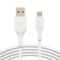thumbnail image 6 of Belkin Boost Charge USB-A to Micro-USB Cable, 3.28 ft, White, New, 1 Count, 1 Pack, 6 of 8