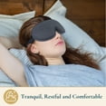 thumbnail image 2 of ComfiTime 3D Sleep Mask - 100% Blackout Eye Mask for Sleeping, Eye Covers for Men,Women,Kids, Contour Blindfold with Nose Baffle, Soft & Lightweight Sleep Eye Blinders , Latex-Free, Black, 2 of 13