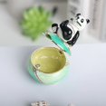 thumbnail image 3 of Joyero Saini Panda Esmalte Metal Crafts Verde Rosa, 3 of 8