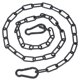 thumbnail image 1 of Kit de hardware para colgar silla de hamaca Uxcell, cadena de fitness, pesada, extensión, negra 1/8 x 40", 1 of 7