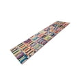 thumbnail image 2 of Unique Loom Outdoor Modern Collection Area Rug - Tiles (2'  x 6' 1" Runner Multi/Blue), 2 of 8